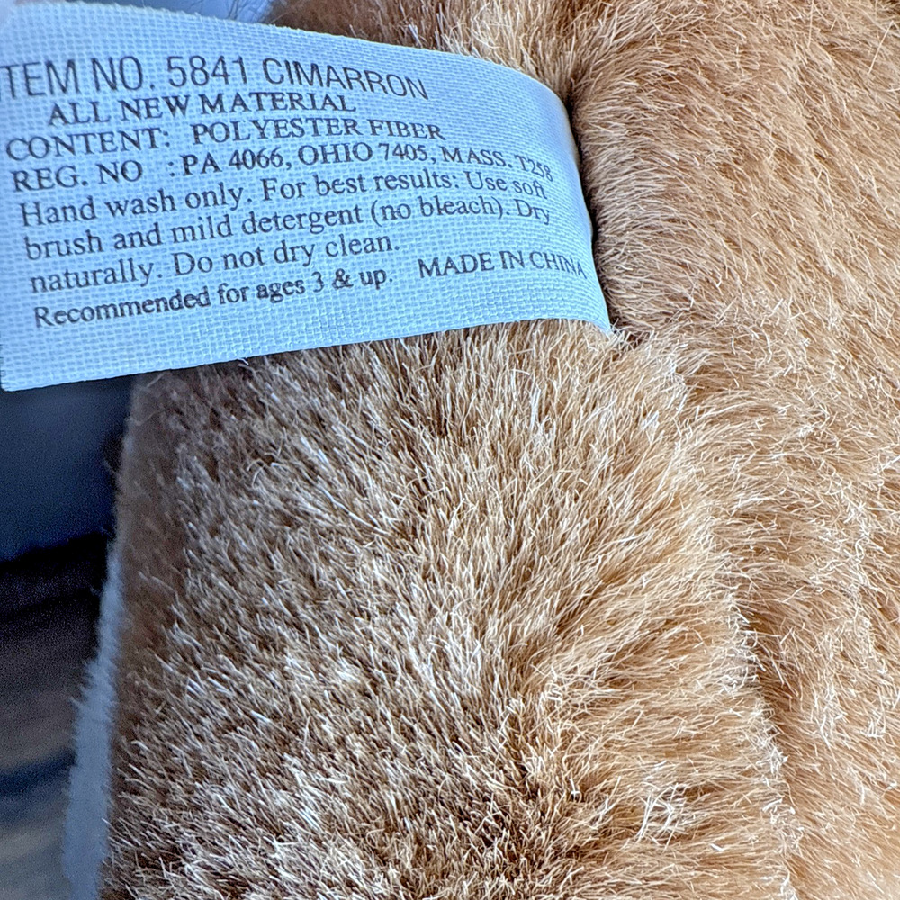 HuggaPuffs Stuffed Paint Horse 24k Polar Puff 5841 Cimmaron Plush Brown White 24 - Picture 10 of 10